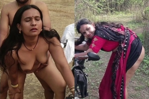 Marathi Kavita Vahini Fuck Full Nude In Jungle in Doggy Style