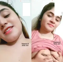 Bengali cute young teen girl showing chamet live body
