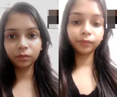 CUTE BIHARI GF SHOWING PERKY BOOBS &amp; FINGERING PINK TIGHT PUSSY