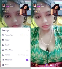 Teen girl chmaet show video